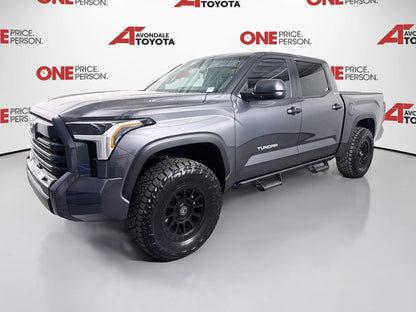 2025 Toyota Tundra lifted truck with 1.75-inch front level lift and off-road tires