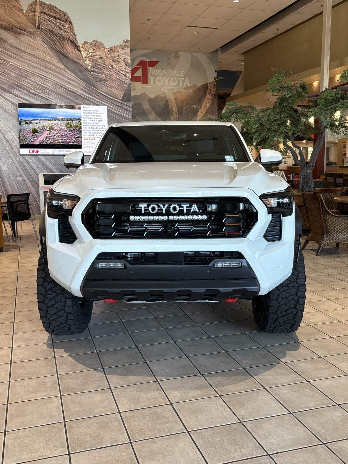 TRD Pro Grille Conversion Kit with Light Bar (Dealer Installed)